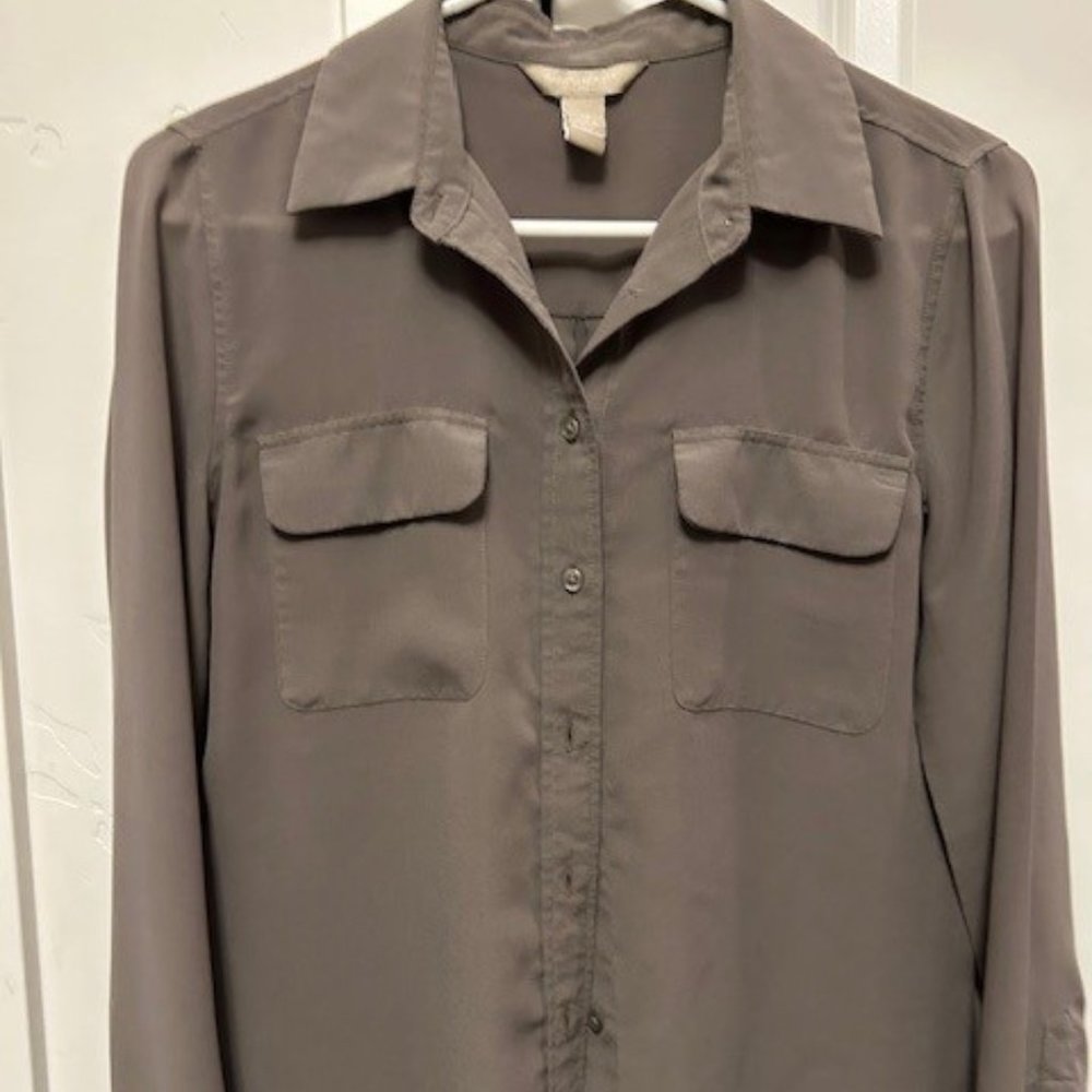 Banana Republic Cocoa Blouse size XS